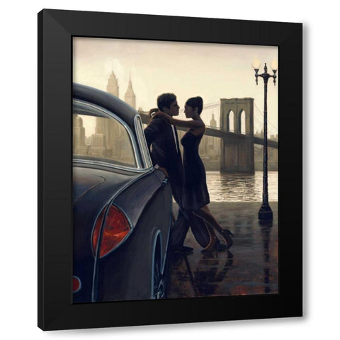 Urban Moments Black Modern Wood Framed Art Print by Sullivan, Miles