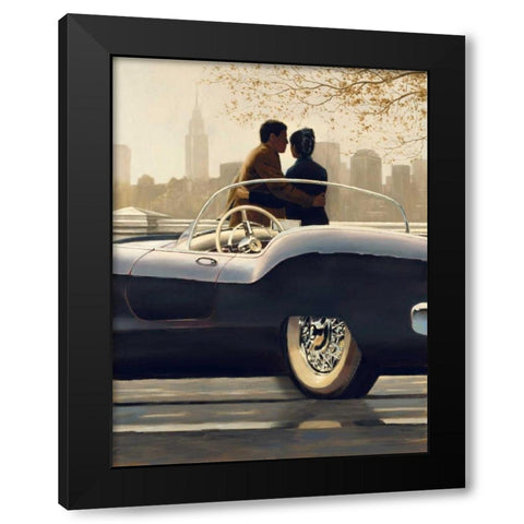 Urban Getaway Black Modern Wood Framed Art Print by Sullivan, Myles