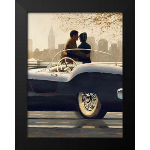 Urban Getaway Black Modern Wood Framed Art Print by Sullivan, Myles