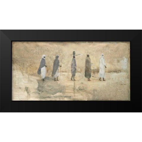 Desert Miraj  Black Modern Wood Framed Art Print by Sullivan, Myles
