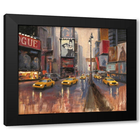 Urban Lady Black Modern Wood Framed Art Print with Double Matting by Sullivan, Myles