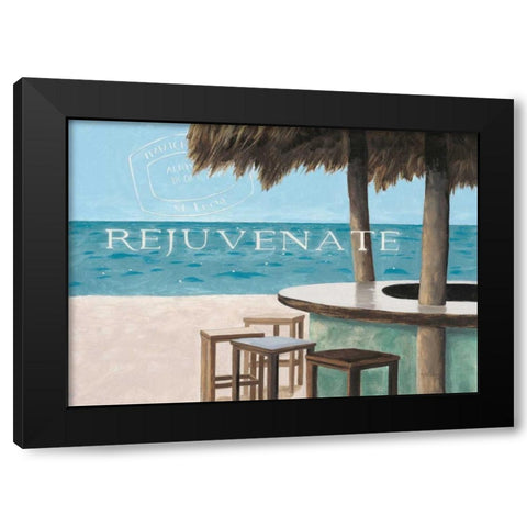 Escape and Rejuvenate Black Modern Wood Framed Art Print with Double Matting by Sullivan, Myles