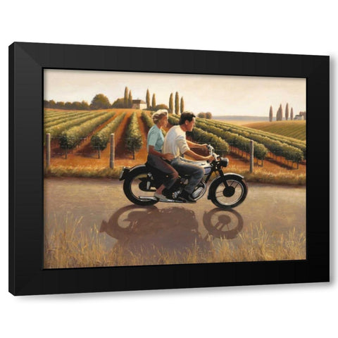 Tuscan Smapshot Black Modern Wood Framed Art Print by Sullivan, Myles