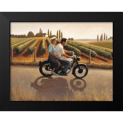 Tuscan Smapshot Black Modern Wood Framed Art Print by Sullivan, Myles