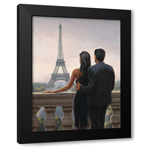 Big City Rendezvous Black Modern Wood Framed Art Print by Sullivan, Myles