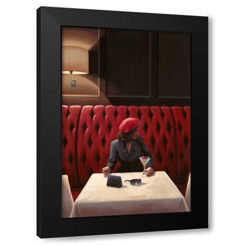 A Chance Encounter 1 Black Modern Wood Framed Art Print by Sullivan, Myles