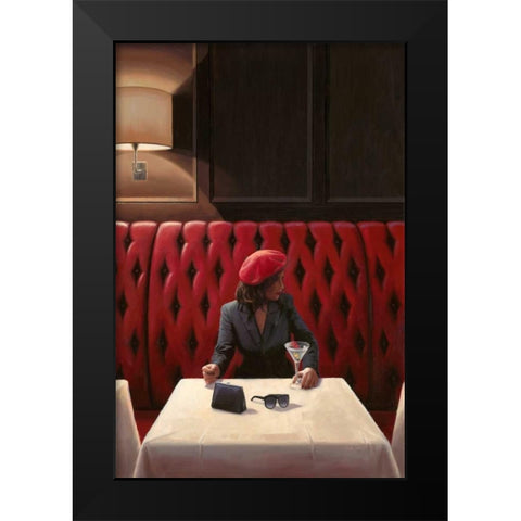 A Chance Encounter 1 Black Modern Wood Framed Art Print by Sullivan, Myles