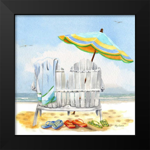 Our Favourite Chairs Black Modern Wood Framed Art Print by Escobedo, Mary