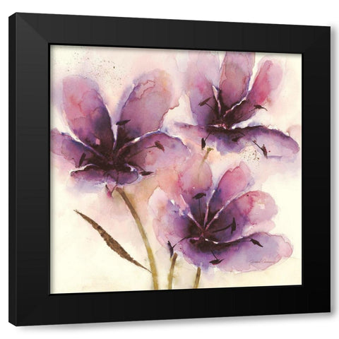 In Bloom 4 Black Modern Wood Framed Art Print by Gottschlag, Jurgen