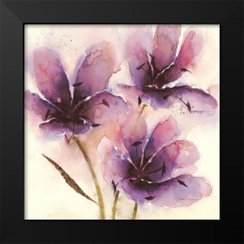 In Bloom 4 Black Modern Wood Framed Art Print by Gottschlag, Jurgen