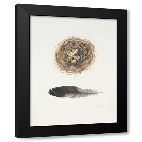 Field Study Nest Black Modern Wood Framed Art Print by Gottschlag, Jurgen