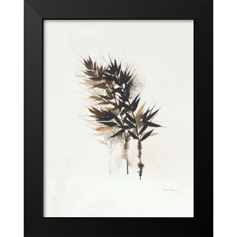 Field Study Grasses Black Modern Wood Framed Art Print by Gottschlag, Jurgen