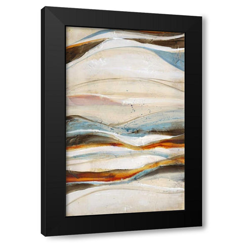 Open Sea 1 Black Modern Wood Framed Art Print with Double Matting by Bouchet