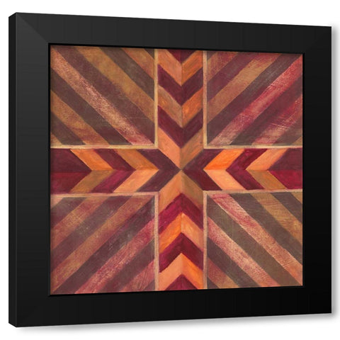 Southwestern Mark 1  Black Modern Wood Framed Art Print by Ioco, Filippo