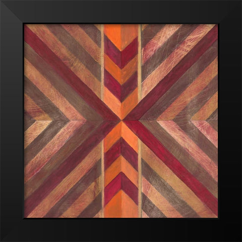 Southwestern Mark 2 Black Modern Wood Framed Art Print by Ioco, Filippo