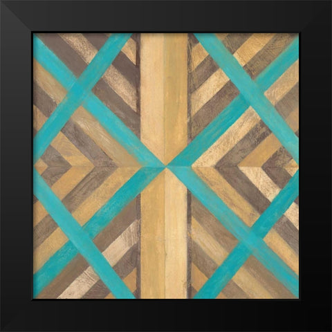 Southwestern Navajo 3 Black Modern Wood Framed Art Print by Ioco, Filippo