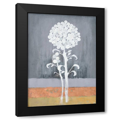 Loft Botanical 2 Black Modern Wood Framed Art Print with Double Matting by Ioco, Filippo