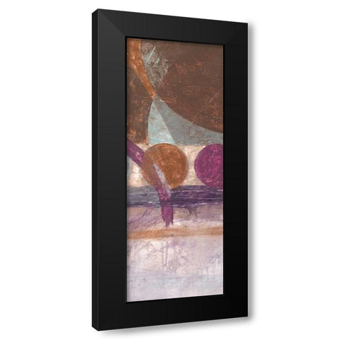 Pompeii 3 Black Modern Wood Framed Art Print with Double Matting by Loco, Filippo