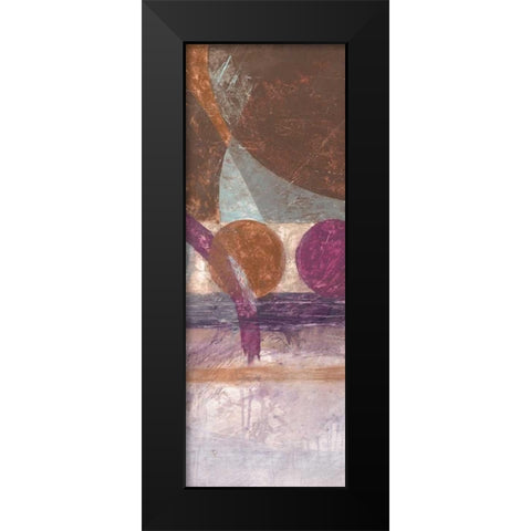 Pompeii 3 Black Modern Wood Framed Art Print by Loco, Filippo