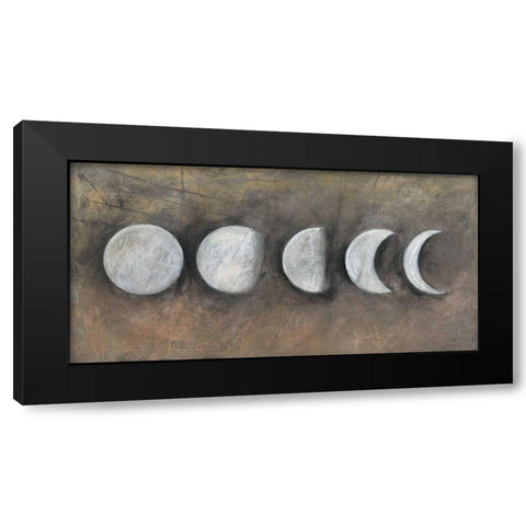 Phases Black Modern Wood Framed Art Print by Ioco, Filippo