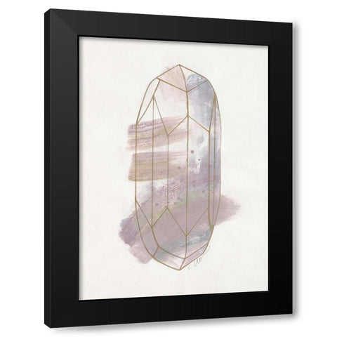 Crystal Reflection 1 Black Modern Wood Framed Art Print with Double Matting by Ioco, Filippo