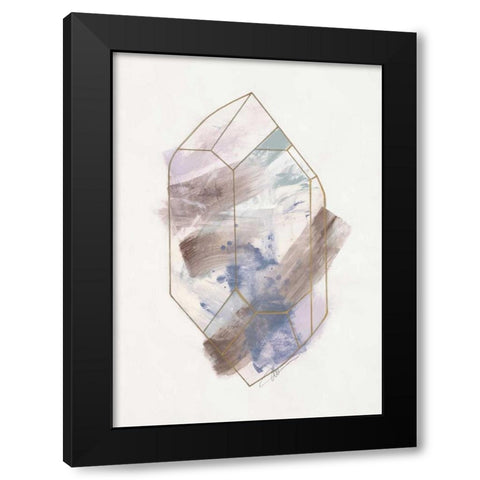 Crystal Reflection 2 Black Modern Wood Framed Art Print by Ioco, Filippo