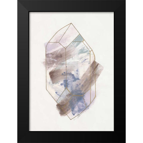 Crystal Reflection 2 Black Modern Wood Framed Art Print by Ioco, Filippo