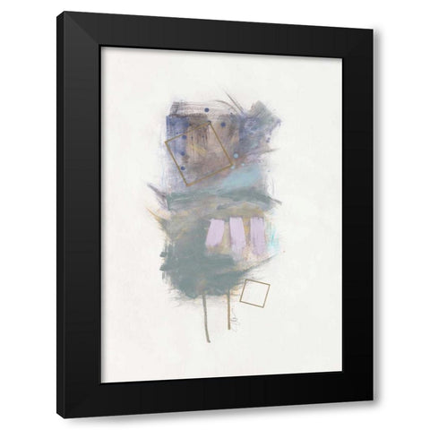 Energy Field 1 Black Modern Wood Framed Art Print with Double Matting by Ioco, Filippo