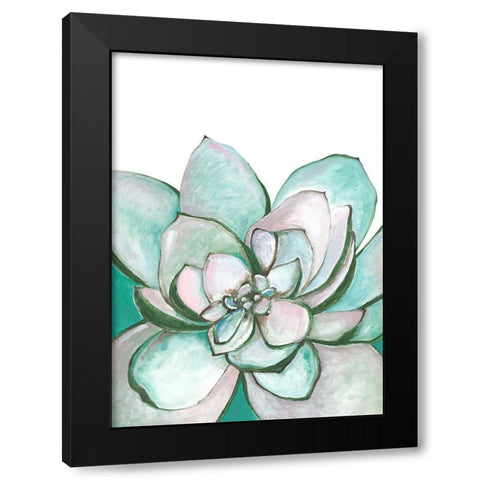 Desert Rose Black Modern Wood Framed Art Print by Loco, Filippo