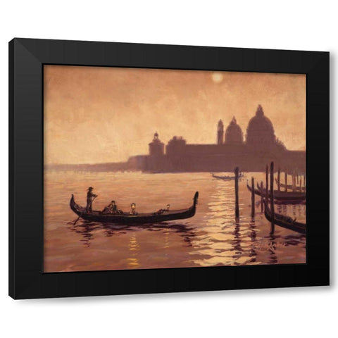 Holiday    Black Modern Wood Framed Art Print with Double Matting by Amber, Zeph