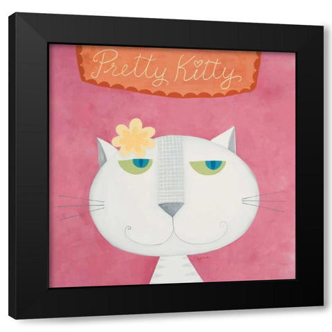 Dreaming of Beauty  Black Modern Wood Framed Art Print by Shah, Sapna