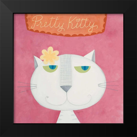 Dreaming of Beauty  Black Modern Wood Framed Art Print by Shah, Sapna