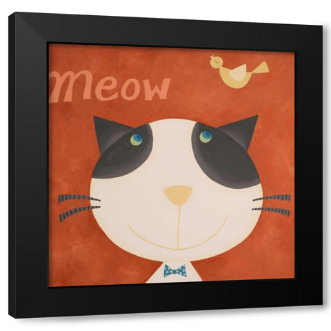 Dreaming of Birds Black Modern Wood Framed Art Print by Shah, Sapna