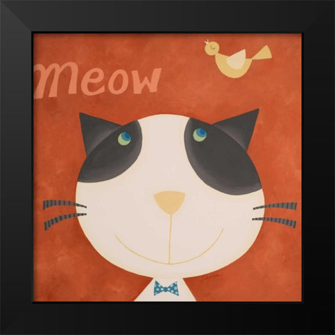 Dreaming of Birds Black Modern Wood Framed Art Print by Shah, Sapna