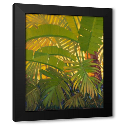 Sunshine Tropics 1 Black Modern Wood Framed Art Print by Charles, J