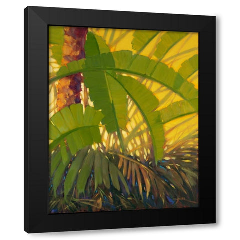 Sunshine Tropics 2 Black Modern Wood Framed Art Print with Double Matting by Charles, J