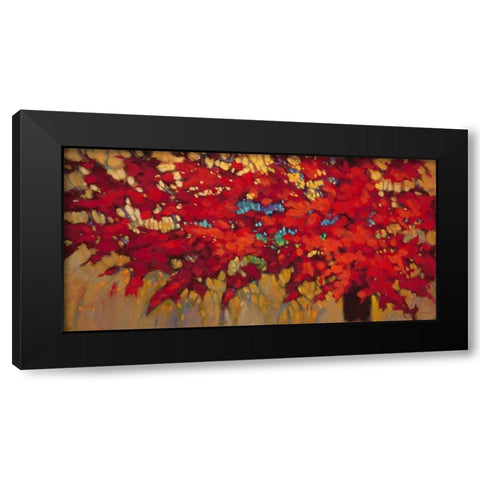 Autumn Light Black Modern Wood Framed Art Print by Charles, J.