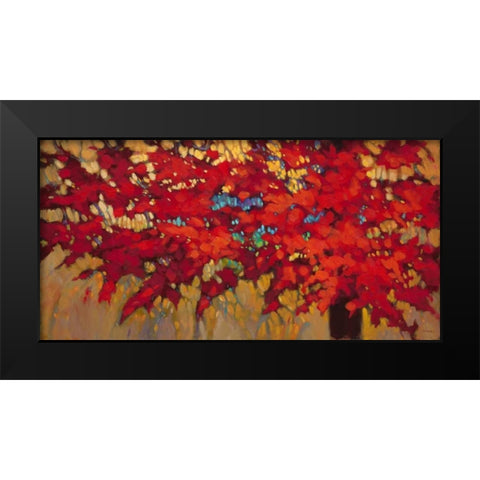 Autumn Light Black Modern Wood Framed Art Print by Charles, J.