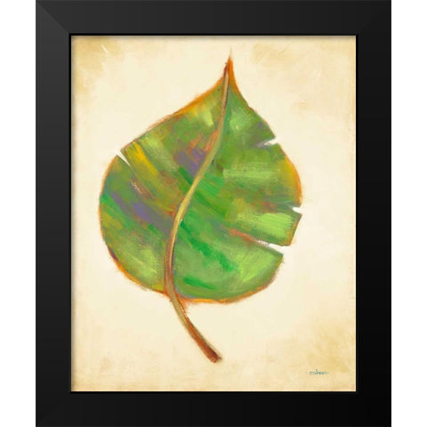 Havana Palm 3 Black Modern Wood Framed Art Print by Charles, J.