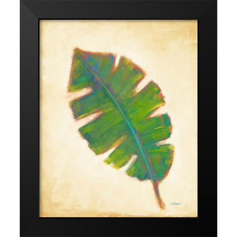 Havana Palm 4 Black Modern Wood Framed Art Print by Charles, J.
