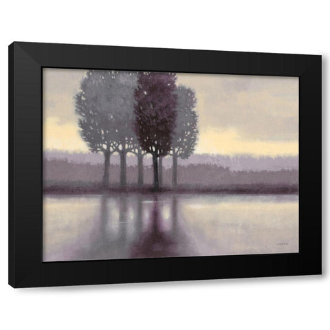 Lilac Creek 1 Black Modern Wood Framed Art Print with Double Matting by Wyatt, Norman Jr