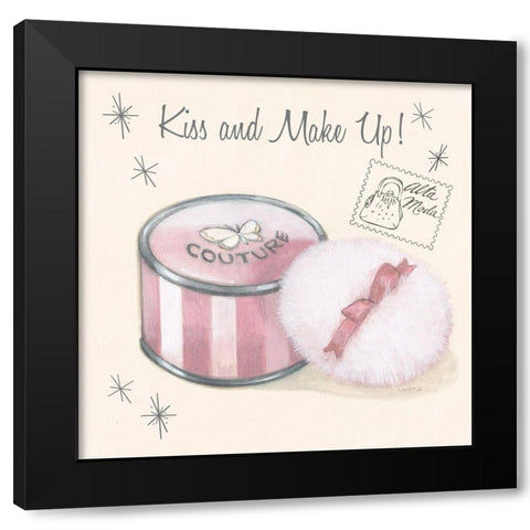 Pretty Powder Black Modern Wood Framed Art Print with Double Matting by Wyatt Jr., Norman