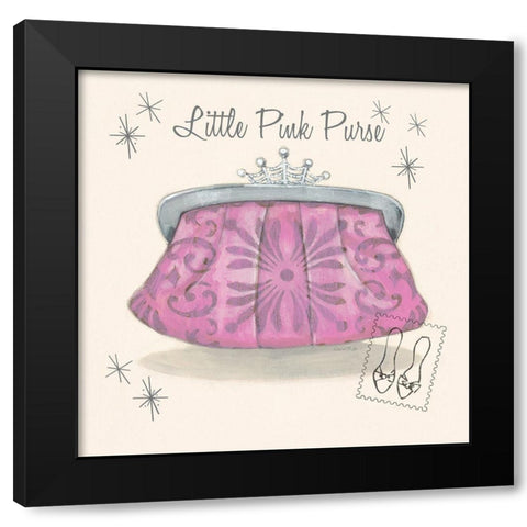 Pretty Purse Black Modern Wood Framed Art Print with Double Matting by Wyatt Jr., Norman