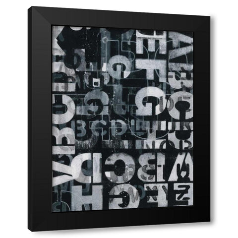 Wisdom 2 Black Modern Wood Framed Art Print with Double Matting by Wyatt, Norman Jr.
