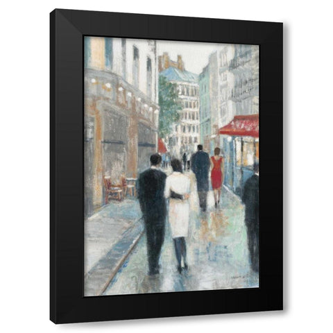 Paris Impressions 3 Black Modern Wood Framed Art Print with Double Matting by Wyatt, Norman Jr.
