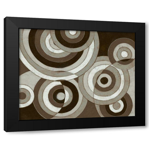 Midnight Blink Black Modern Wood Framed Art Print with Double Matting by Adams, Connor