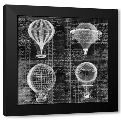 Off To The Races 1 Black Modern Wood Framed Art Print by Robertson, Walter
