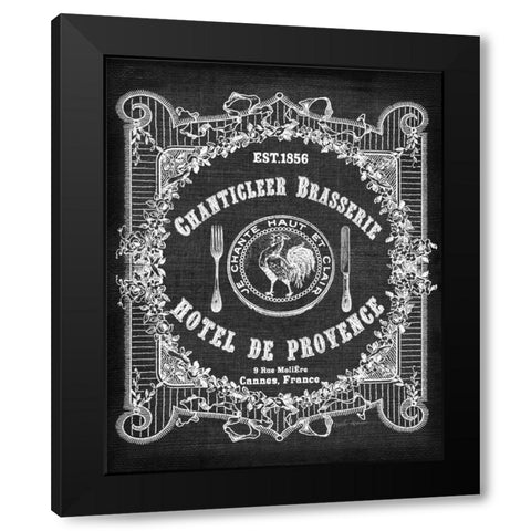 Hotel De Provence  Black Modern Wood Framed Art Print with Double Matting by Robertson, Walter