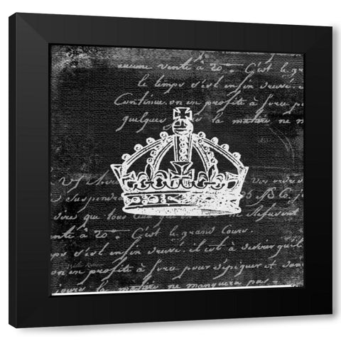 Crowning Glory 1 Black Modern Wood Framed Art Print by Robertson, Walter