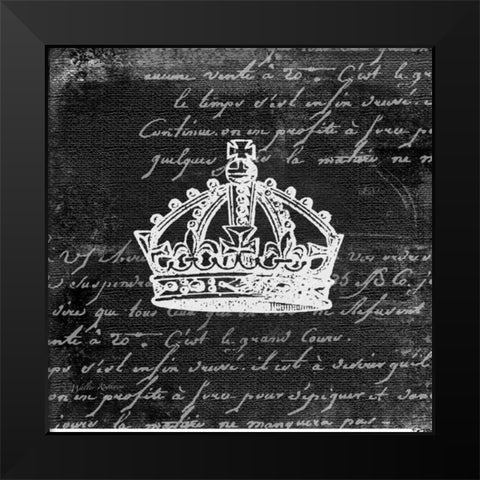 Crowning Glory 1 Black Modern Wood Framed Art Print by Robertson, Walter